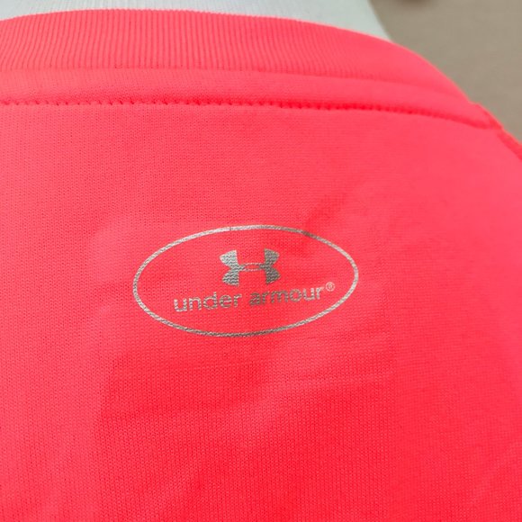 Hi-Vis UA Heatgear Short Sleeve Tech Sport Top - Picture 8 of 14